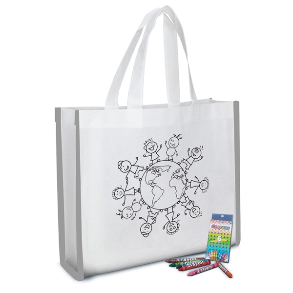 Reflective Coloring Tote Bag With Crayons.jpg