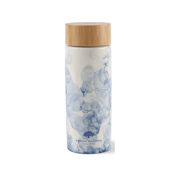 Celeste Ceramic Bamboo Water Bottle 10oz